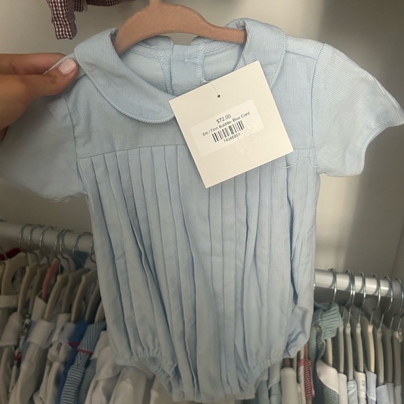 james & lottie Other - NWT 6M Baby Blue Corduroy bubble
